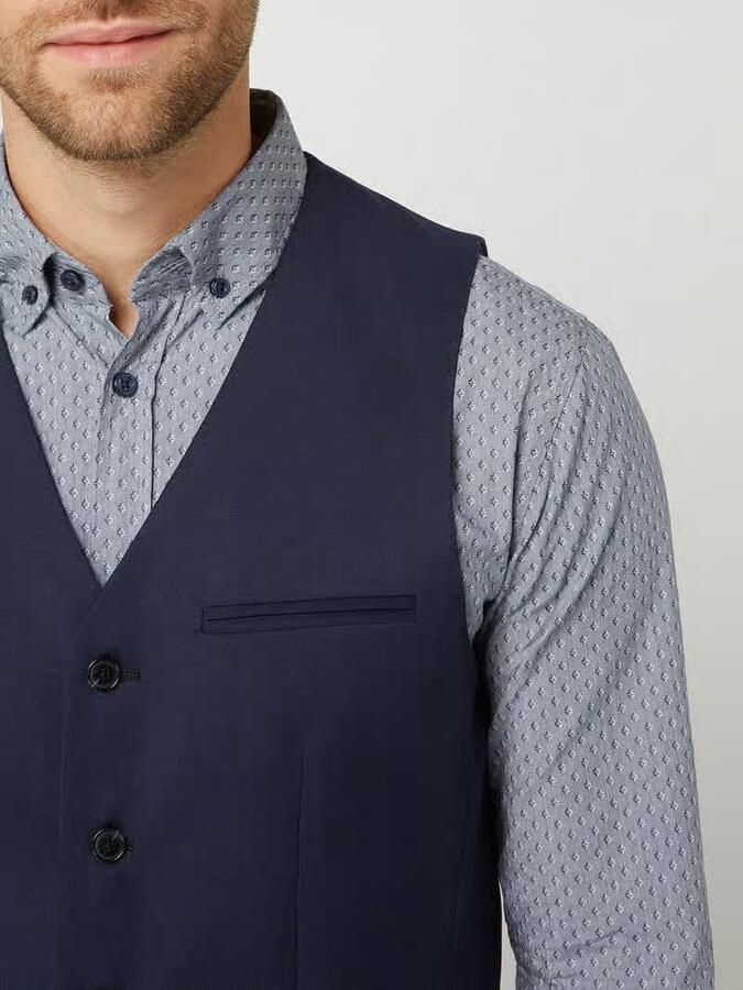 Matinique Slim fit gilet met stretch model 'Breck' - Foto 2