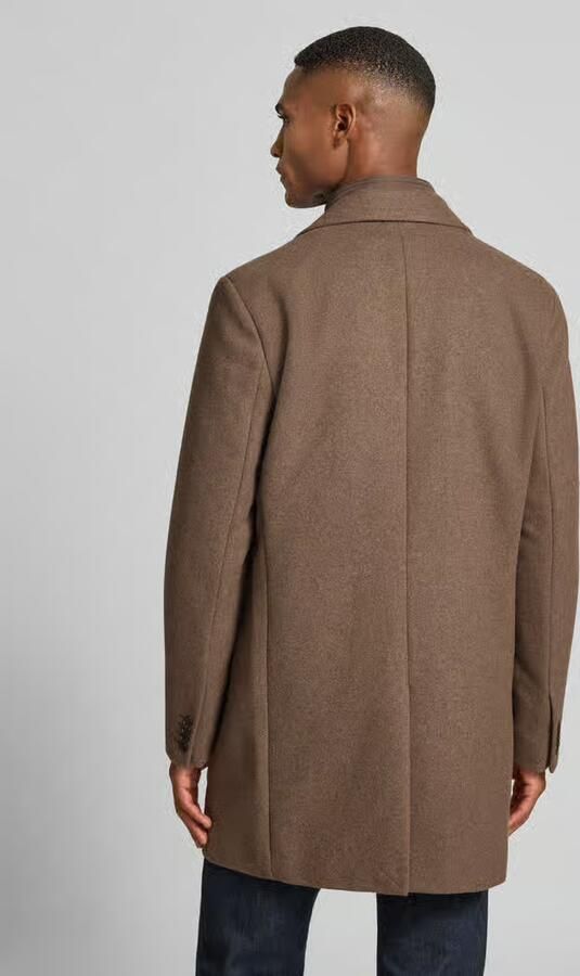 Matinique Lange jas in 2-in-1-look van wol-mix met viscose Model 'Matrace'