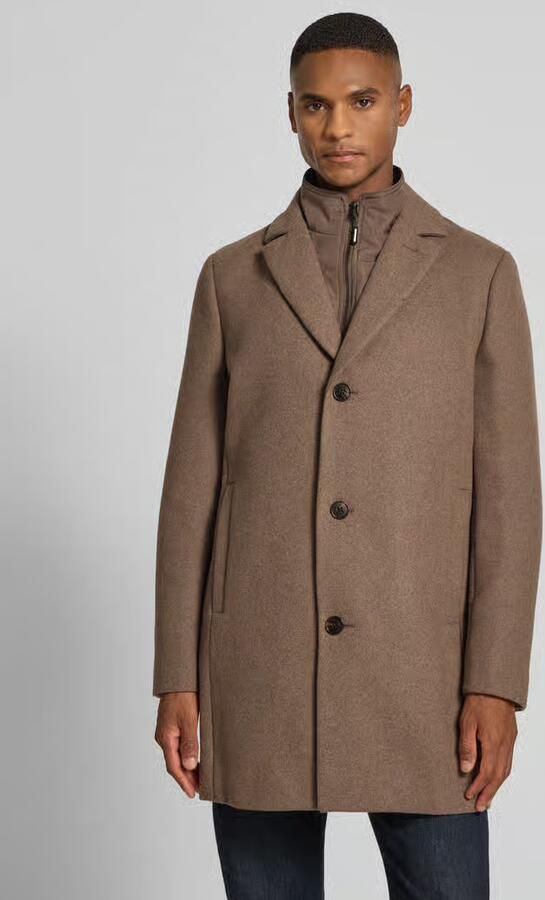 Matinique Lange jas in 2-in-1-look van wol-mix met viscose Model 'Matrace' - Foto 2