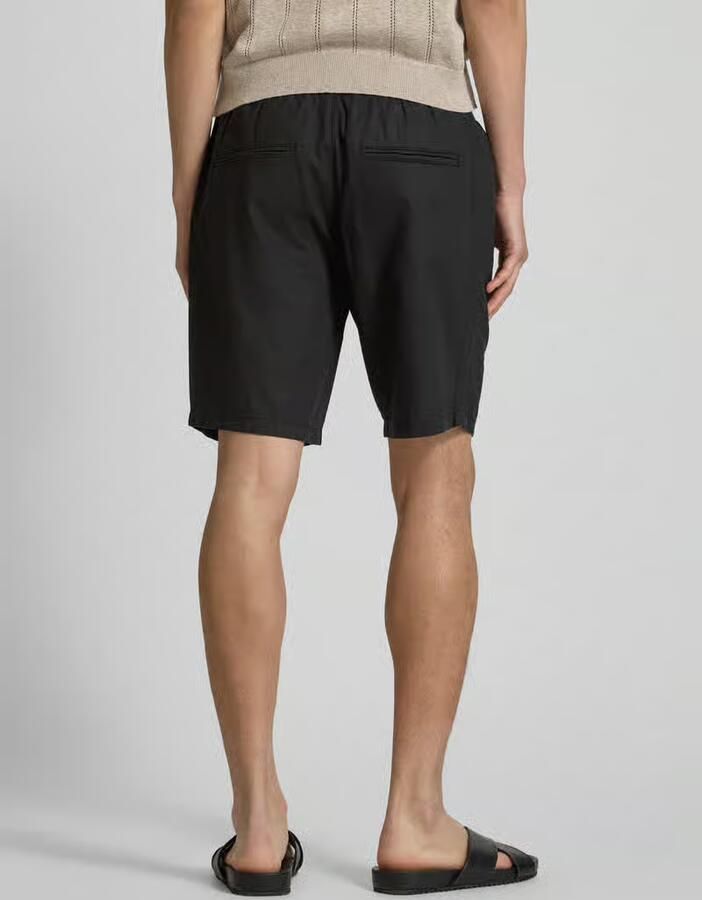 Matinique Regular fit bermuda van een mix van linnen en katoen model 'barton'