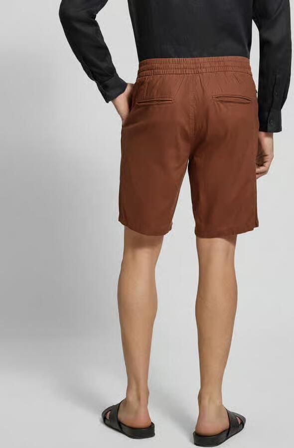 Matinique Regular fit bermuda van een mix van linnen en katoen model 'barton'