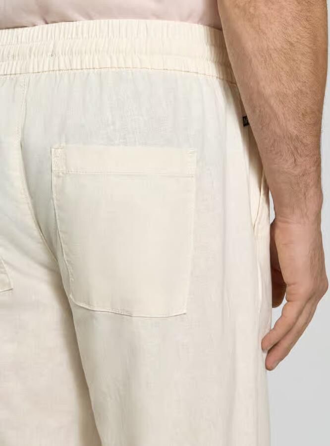 Matinique regular fit broek van mix van katoen en linnen model 'barton'