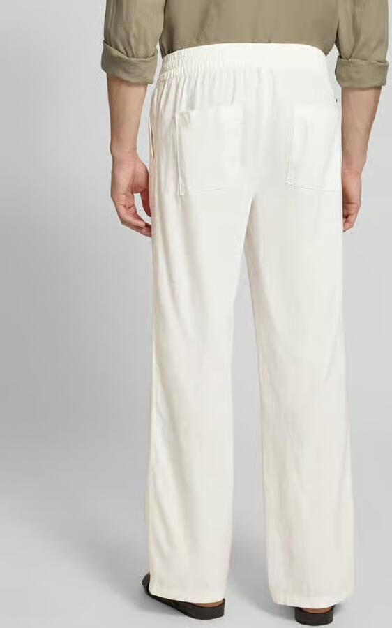 Matinique regular fit broek van mix van katoen en linnen model 'barton' - Foto 3