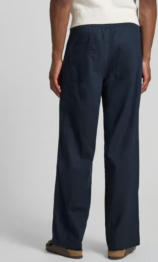 Matinique regular fit broek van mix van katoen en linnen model 'barton' - Foto 3