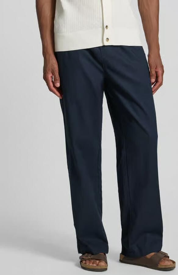 Matinique regular fit broek van mix van katoen en linnen model 'barton' - Foto 2