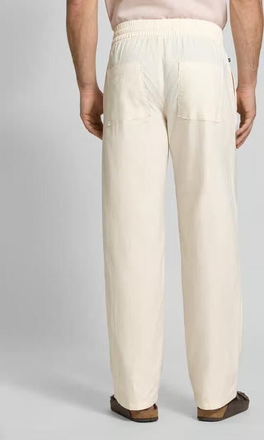 Matinique regular fit broek van mix van katoen en linnen model 'barton' - Foto 3