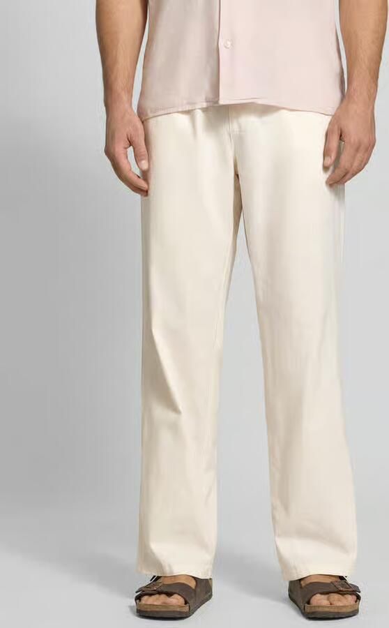 Matinique regular fit broek van mix van katoen en linnen model 'barton' - Foto 2