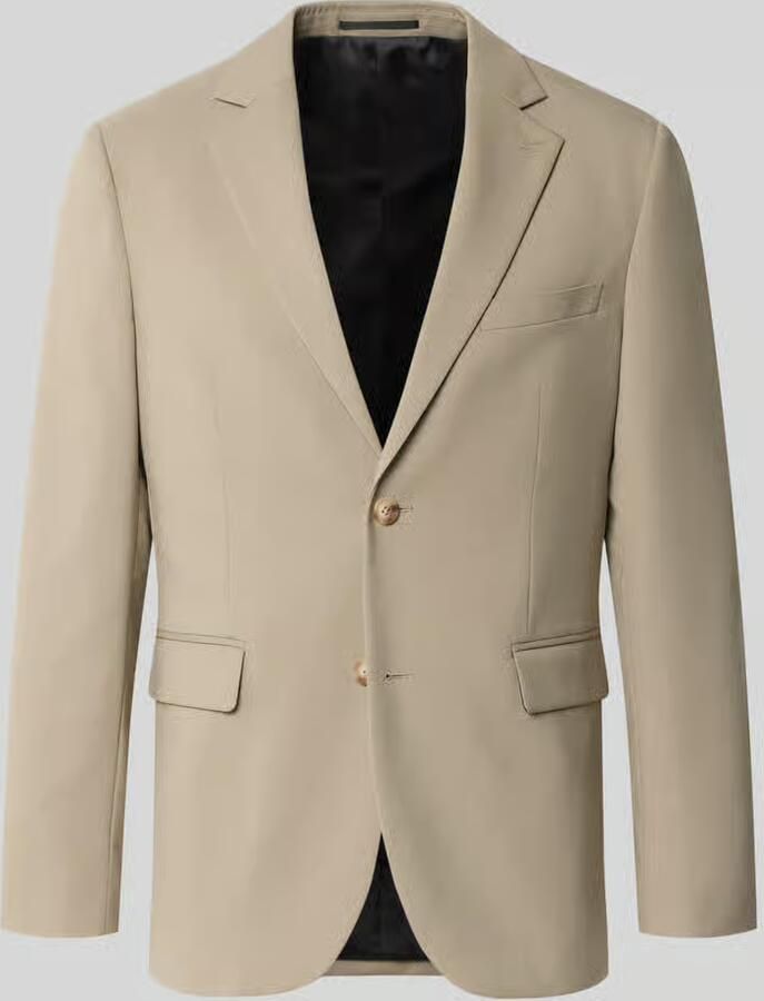 Matinique Regular fit colbert met viscosemix model 'Charles'