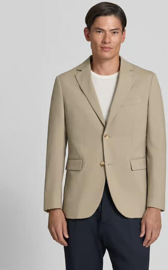 Matinique Regular fit colbert met viscosemix model 'Charles' - Foto 3