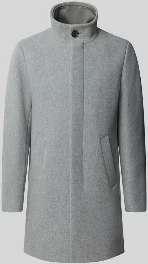 Matinique Regular fit lange jas van katoenmix met viscose
