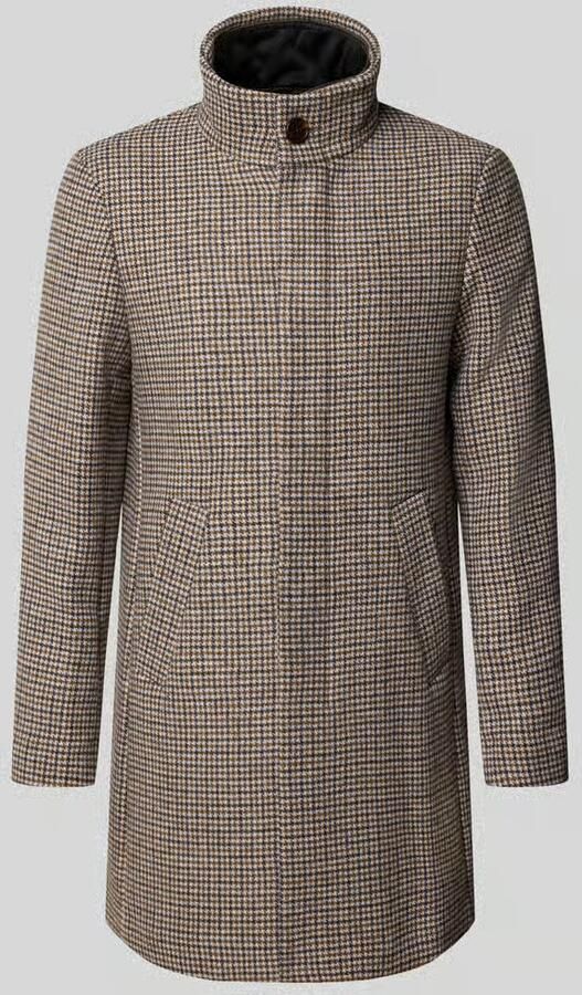 Matinique Regular fit lange jas van katoenmix met viscose