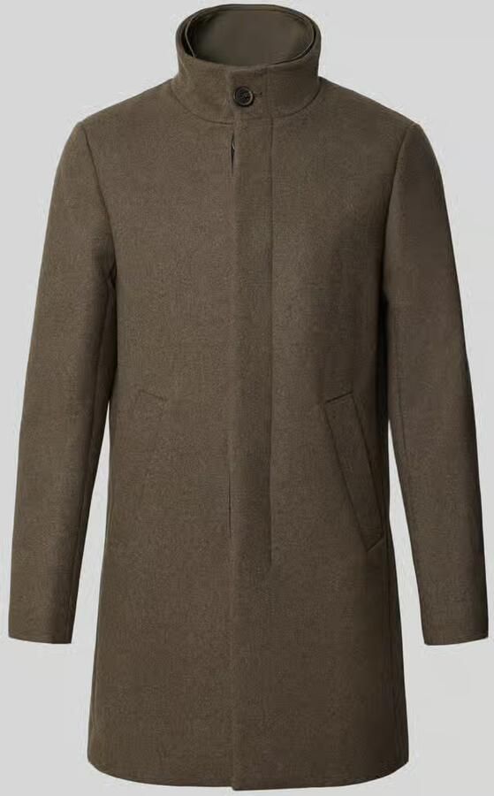 Matinique Regular fit lange jas van katoenmix met viscose