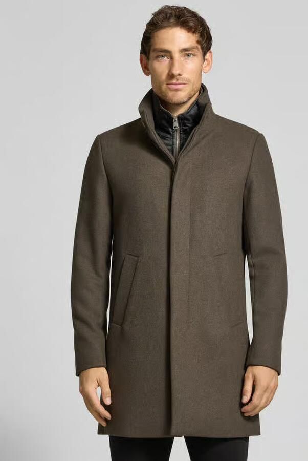 Matinique Regular fit lange jas van katoenmix met viscose - Foto 2