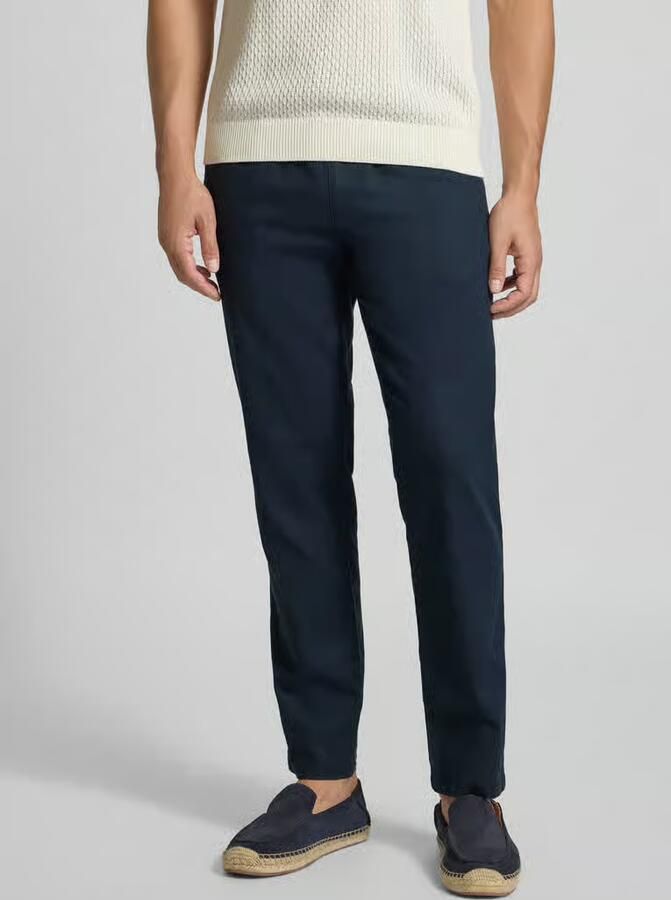 Matinique Straight fit linnenbroek met elastische band Model 'Barton' - Foto 7