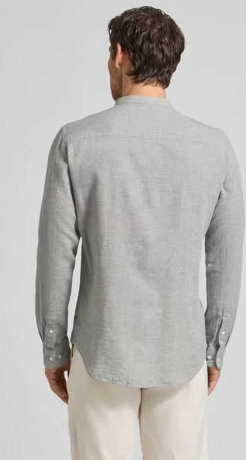 Matinique Regular fit linnen overhemd met borstzak Model 'Atrostol' - Foto 4