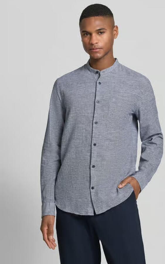 Matinique Regular fit linnen overhemd met borstzak Model 'Atrostol' - Foto 3