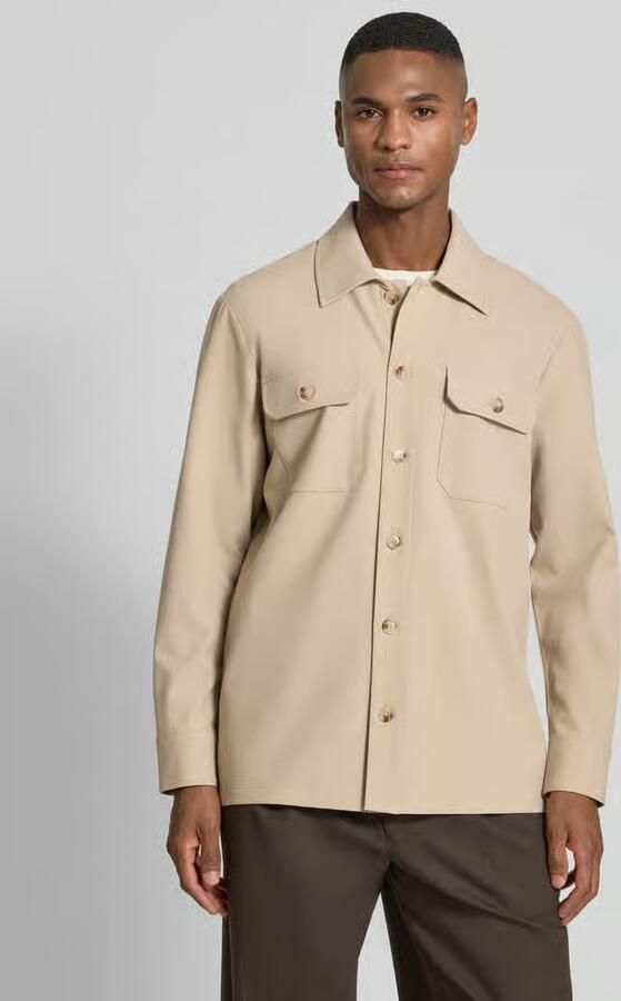 Matinique Regular fit overhemdjack met kentkraag model 'Damo' - Foto 2