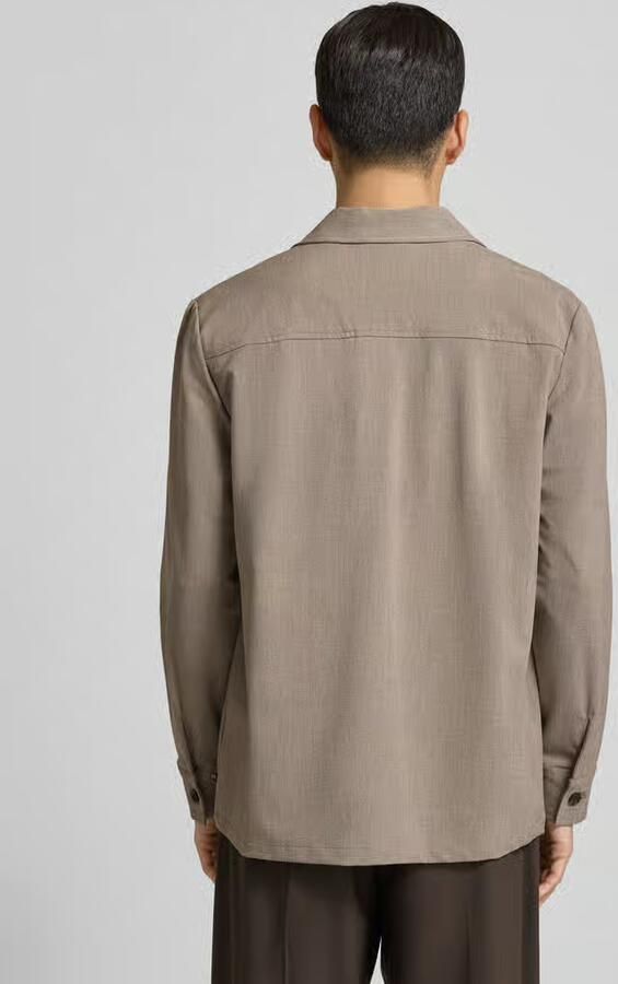 Matinique Regular fit overhemdjack met kentkraag model 'Damo'