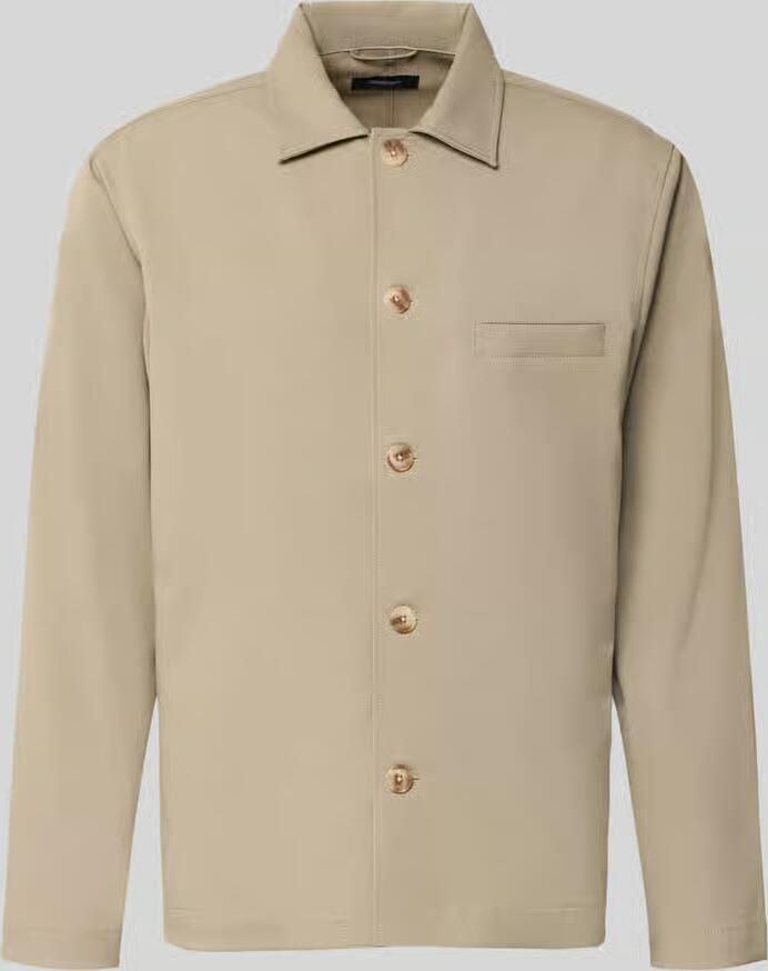 Matinique regular fit overshirt met paspelzak op de borst model 'landen' - Foto 3