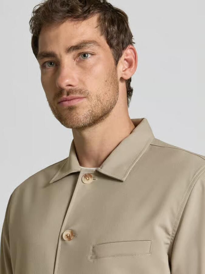Matinique regular fit overshirt met paspelzak op de borst model 'landen' - Foto 2