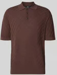Matinique Regular fit poloshirt van puur katoen in tricotlook