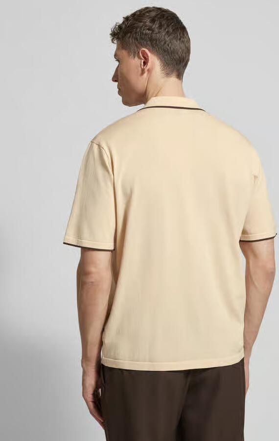 Matinique regular fit vrijetijdshemd in brei-look model 'Apolo'