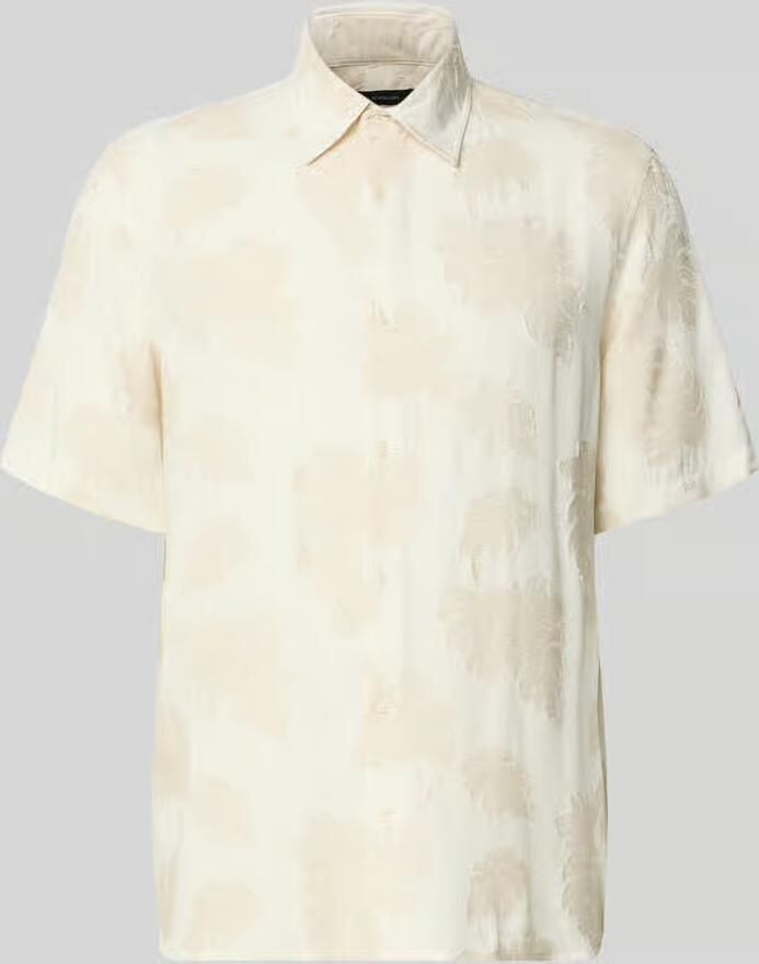 Matinique Regular fit vrijetijdsoverhemd van een mix van viscose en linnen model 'Klampo'