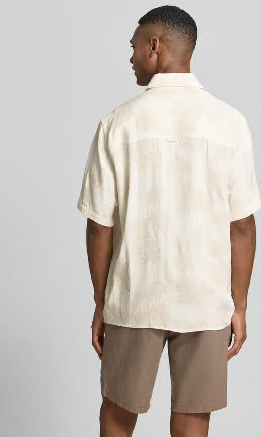 Matinique Regular fit vrijetijdsoverhemd van een mix van viscose en linnen model 'Klampo' - Foto 5