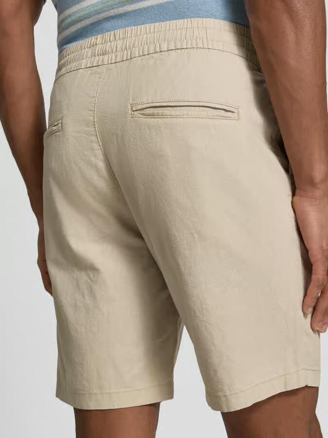 Matinique Regular fit bermuda van een mix van linnen en katoen model 'barton'