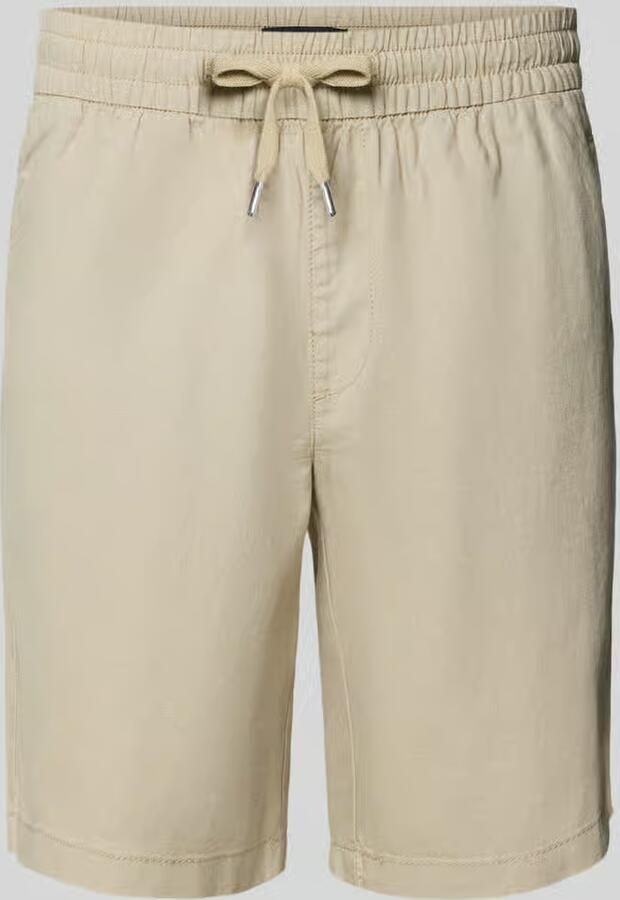 Matinique Regular fit bermuda van een mix van linnen en katoen model 'barton'