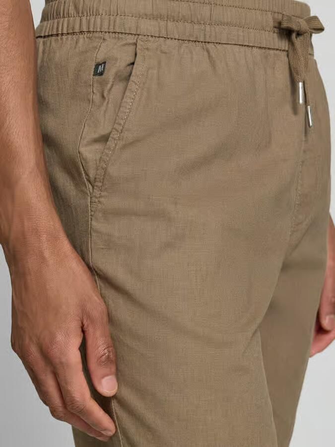 Matinique Regular fit bermuda van een mix van linnen en katoen model 'barton' - Foto 2