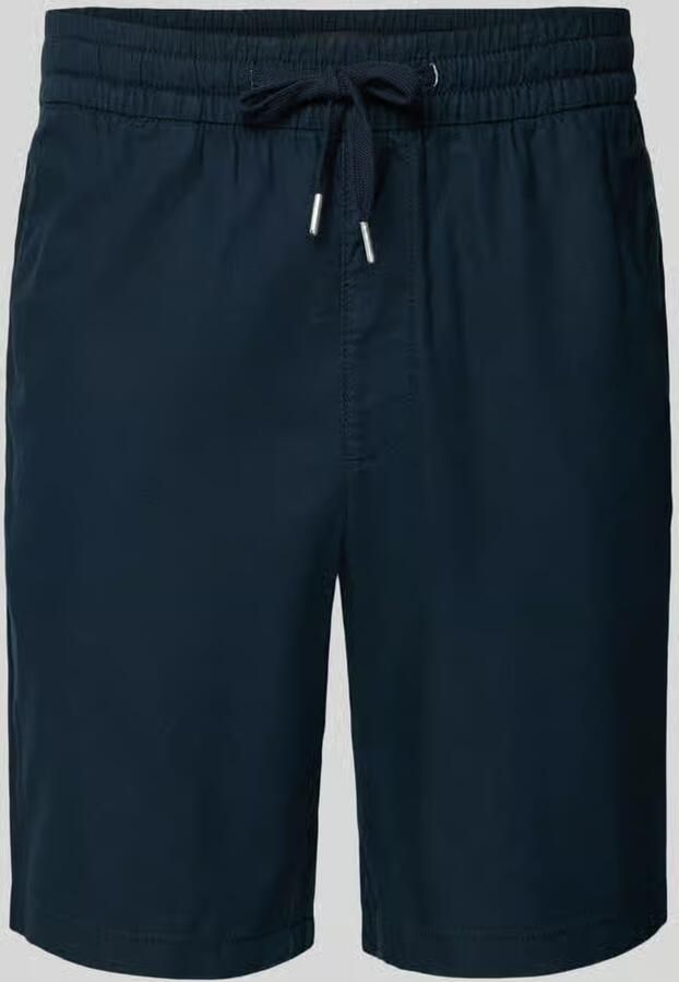 Matinique Korte straight fit broek van een mix van linnen en katoen model 'Barton' - Foto 6