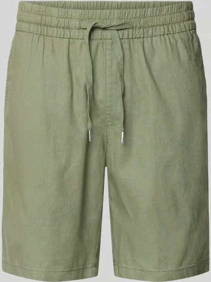 Matinique Short van Mix van katoen en linnen Model 'barton' - Foto 4