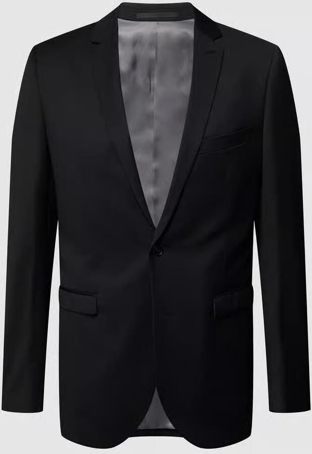 Matinique Slim fit 2-knoops colbert met stretch model 'George'