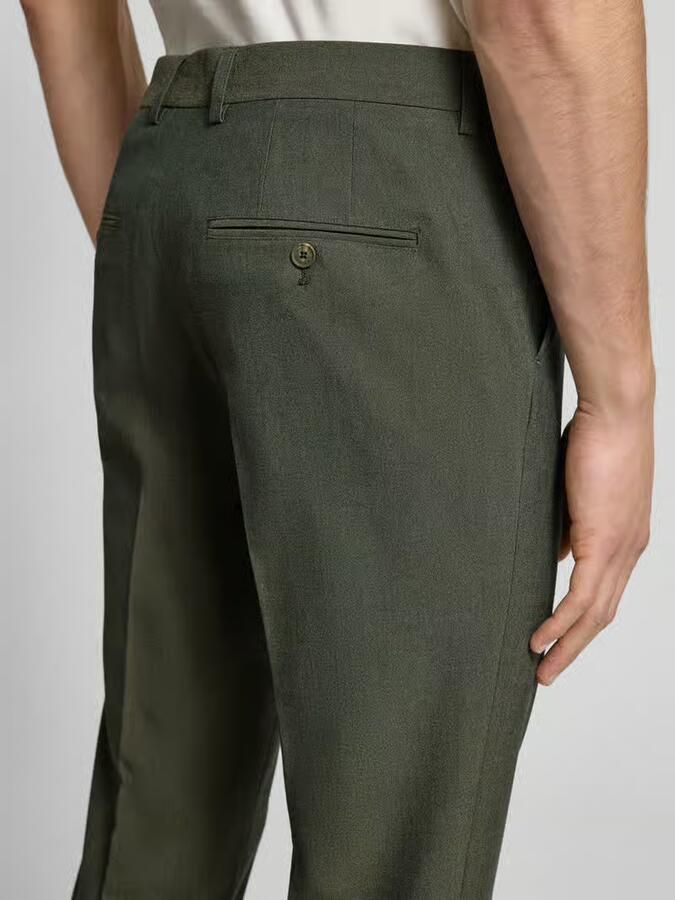 Matinique Slim fit chino met bandplooien model 'Maliam' - Foto 2