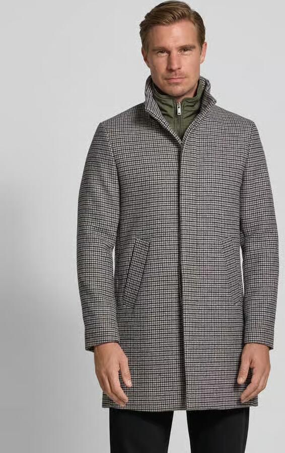 Matinique Slim fit lange jas met wol model 'HARVEY' - Foto 2
