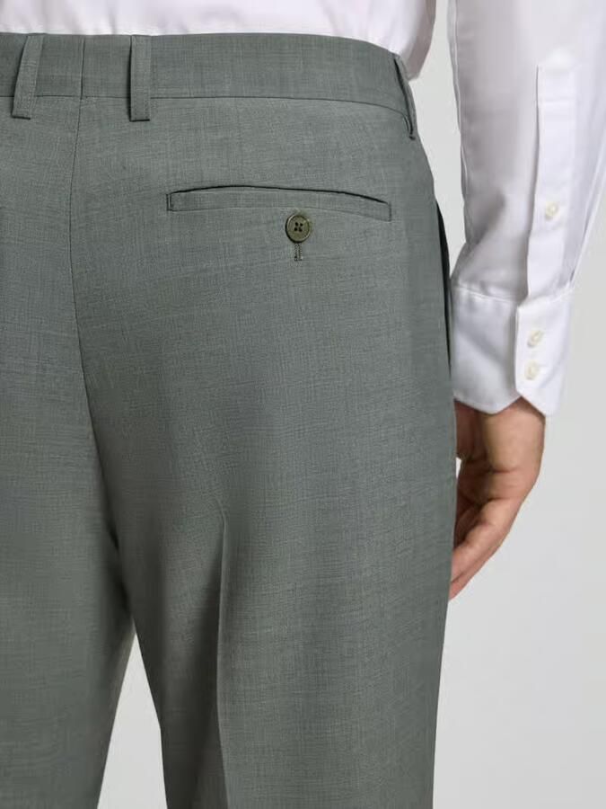 Matinique slim fit pantalon met wol model 'Awesley'