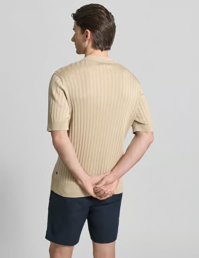 Matinique slim fit poloshirt met rits