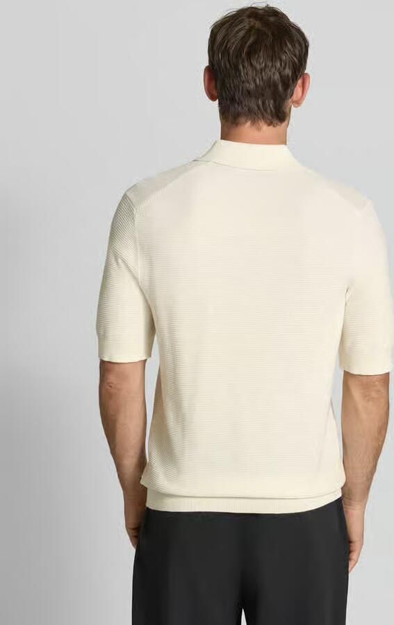 Matinique Slim fit poloshirt van katoenmix in tricotlook - Foto 4