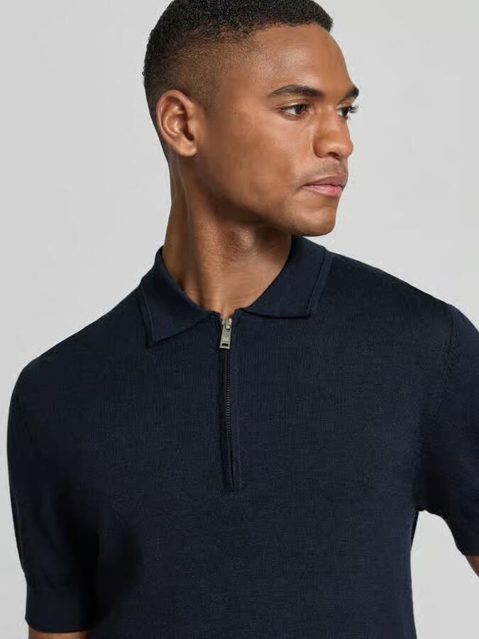 Matinique Slim fit poloshirt met ritssluiting model 'Polo Knit' - Foto 2