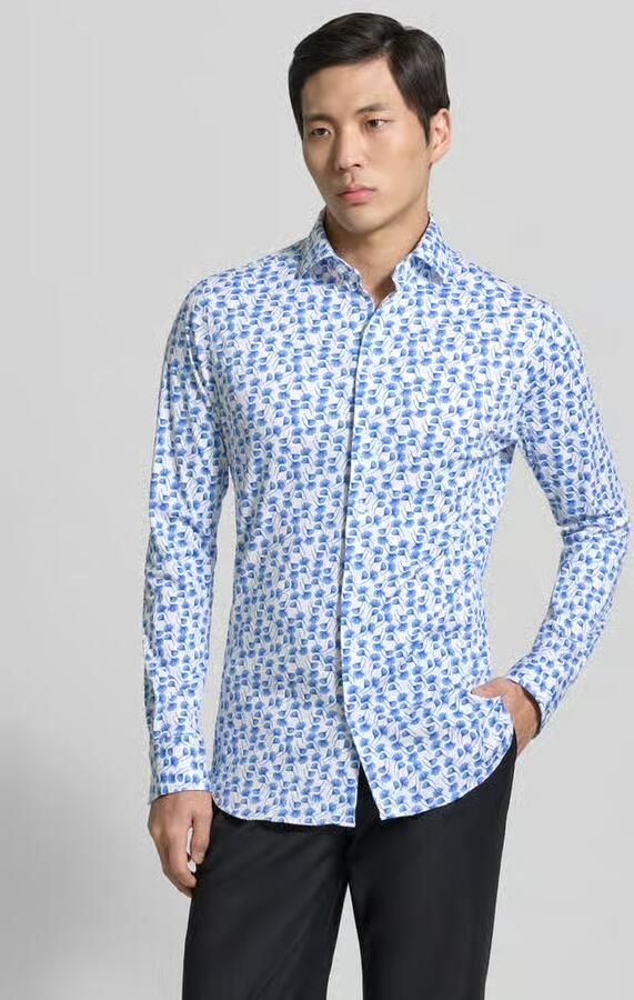 Matinique slim fit vrijetijdsoverhemd met kentkraag - Foto 4