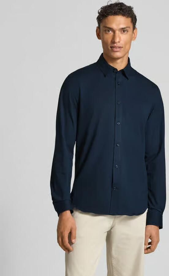 Matinique Slim fit vrijetijdsoverhemd met kentkraag model 'trostol' - Foto 2