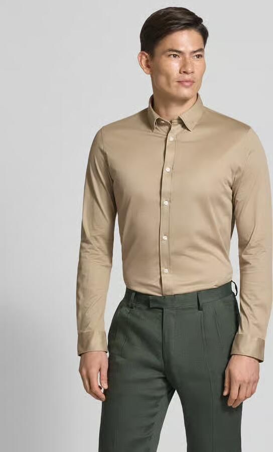 Matinique Slim fit zakelijk overhemd met knoopsluiting model 'trostol' - Foto 7