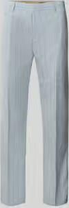 Matinique straight fit broek met linnen-aandeel model 'Wesley'