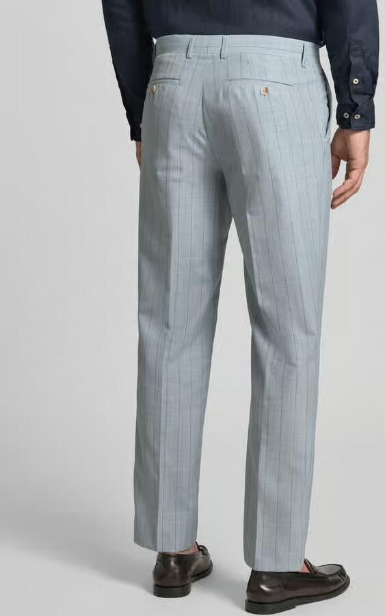 Matinique straight fit broek met linnen-aandeel model 'Wesley' - Foto 3