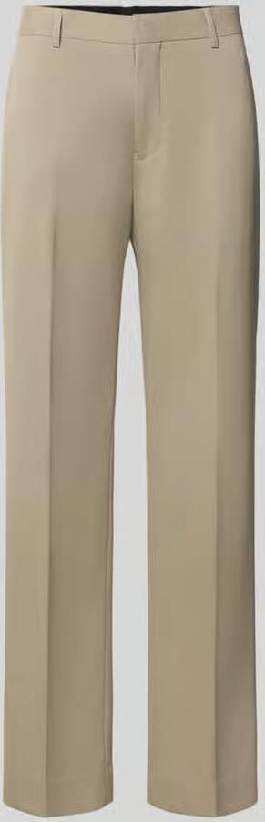 Matinique straight fit broek met viscose model 'Wesley'