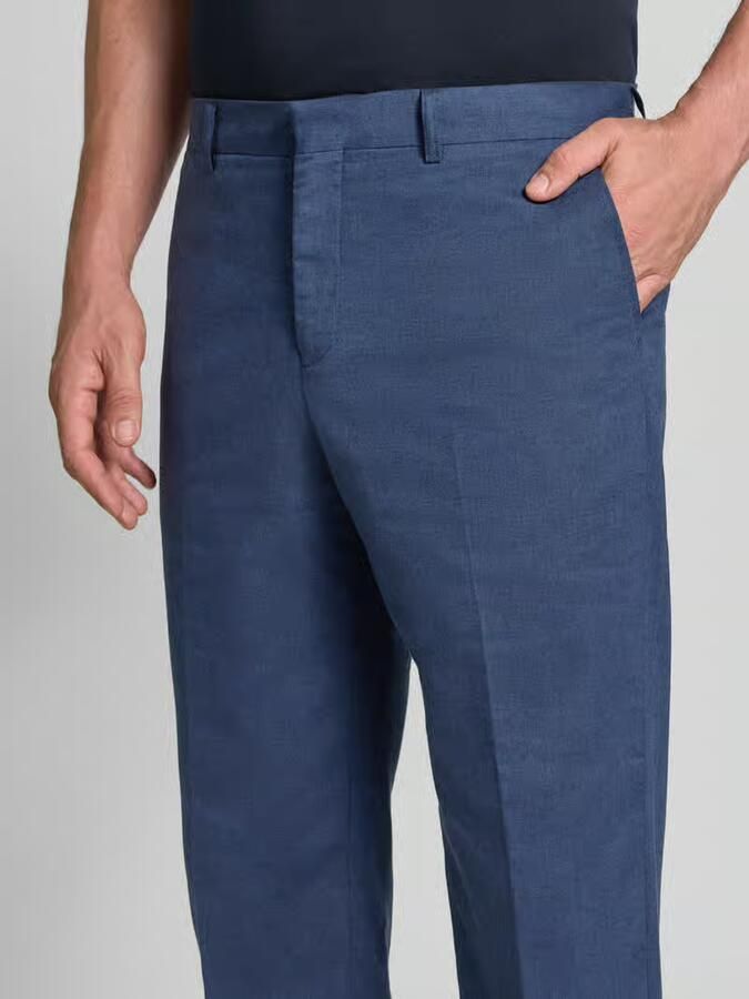 Matinique straight fit broek van linnenmix model 'Wesley'