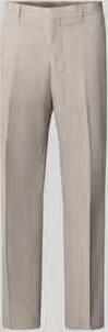 Matinique straight fit broek van linnenmix model 'Wesley'