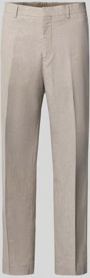 Matinique straight fit broek van linnenmix model 'Wesley' - Foto 2