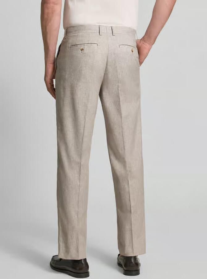 Matinique straight fit broek van linnenmix model 'Wesley' - Foto 3